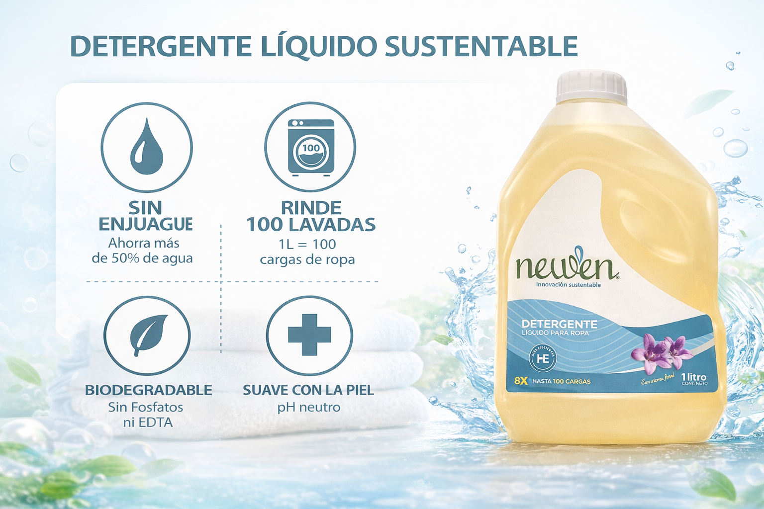 Beneficios detergente newen